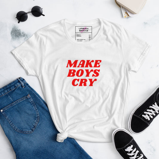 Make Boys Cry short sleeve t-shirt